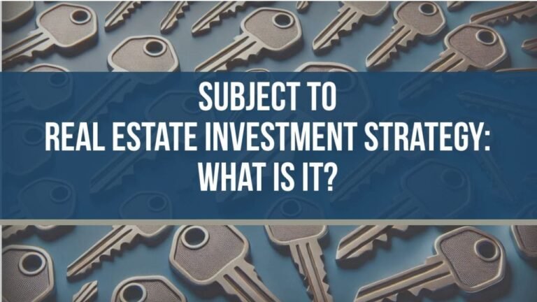 subject to real estate